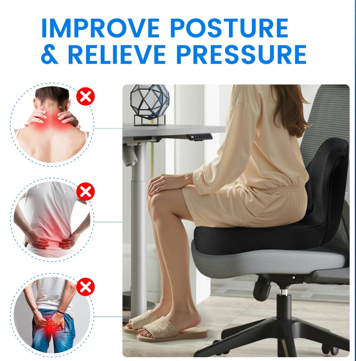 RoadEase Seat Cushion