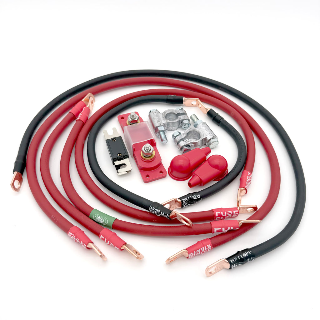 Jeep Cherokee XJ Big 7 Battery Cable Kit (1987-2001)