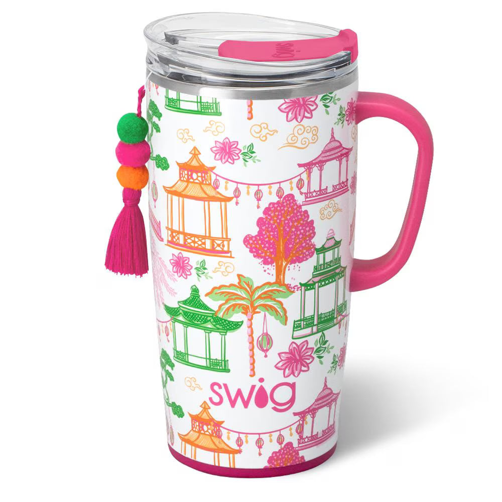 Swig Pagoda Paradise Travel Mug 22oz