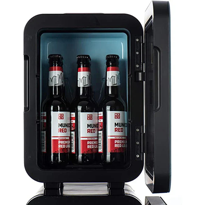 4L Mini Fridge Portable 12V/220V Car Refrigerator for Drinks Cosmetics Skincare