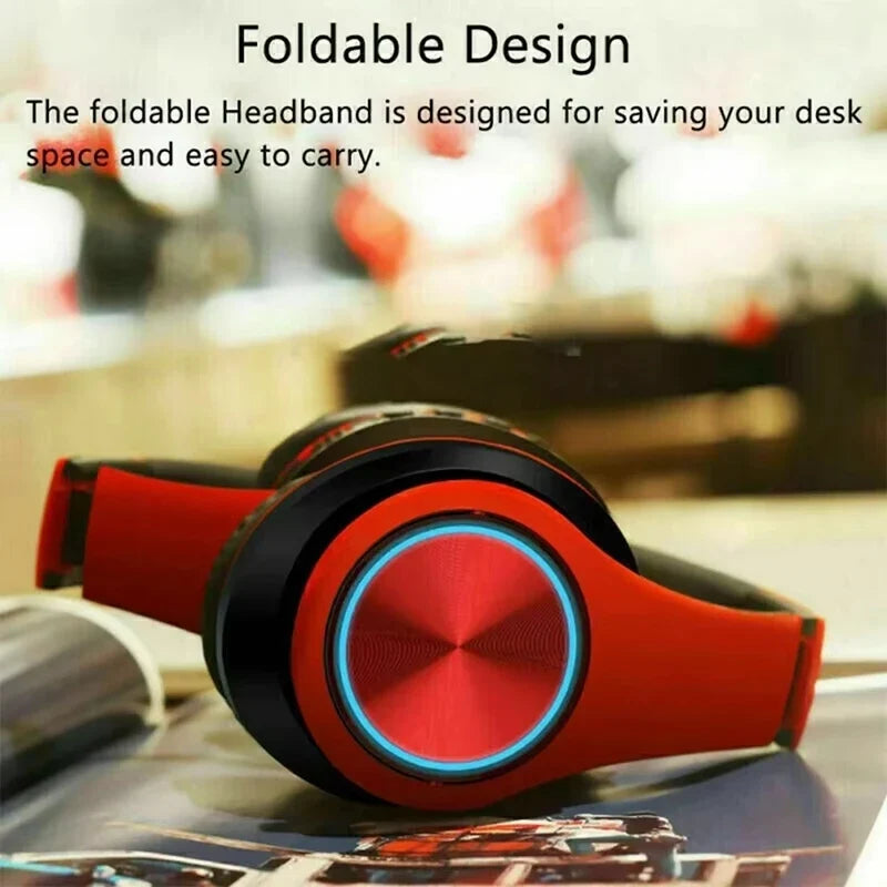 B39 Head-mounted Wireless Bluetooth Headphones With Mic Noise Cancelling Headsets Stereo Sport Gaming Earphones New