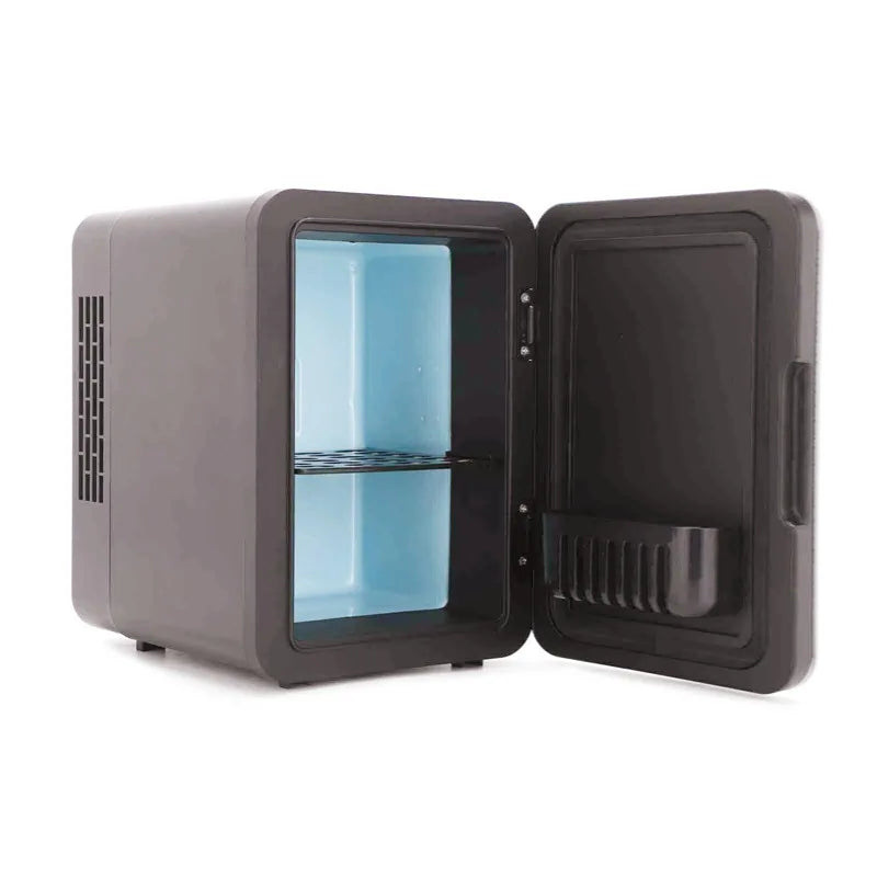 4L Mini Fridge Portable 12V/220V Car Refrigerator for Drinks Cosmetics Skincare