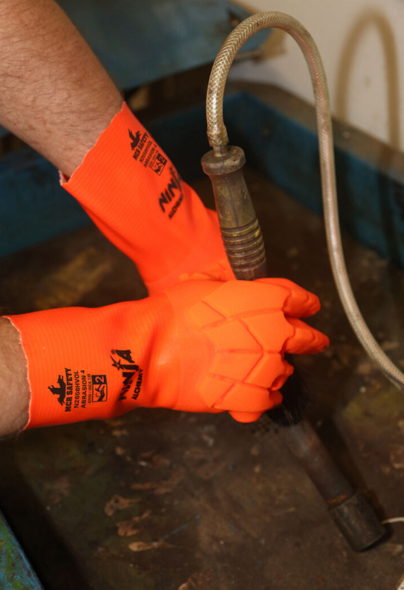 Ninja Alchemy Work Glove Impact 2 High Viz Orange