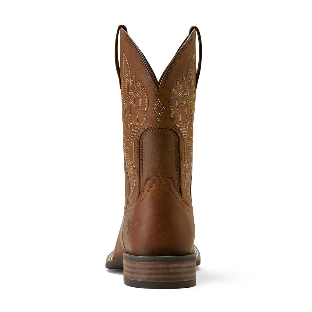 Ariat Mens Western Big Rig Wide Square Toe Cowboy Boot – Comfortable Durable Leather Work Boot