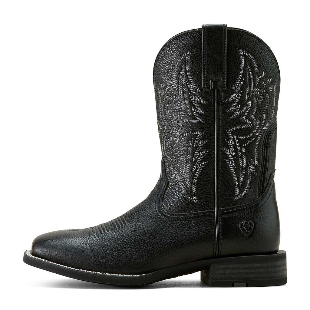 Ariat Mens Western Big Rig Wide Square Toe Cowboy Boot – Comfortable Durable Leather Work Boot