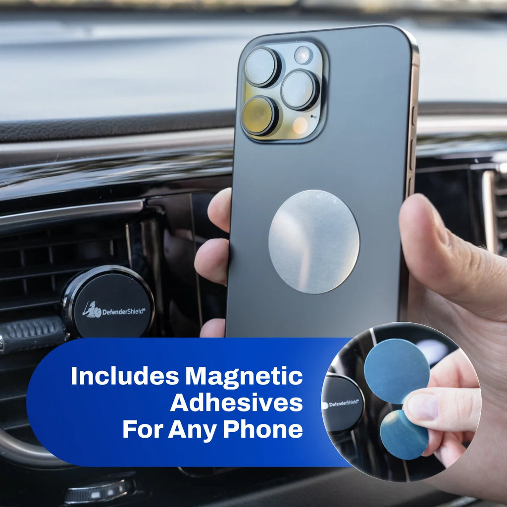 Magnetic Car Phone Holder – Air Vent Mount w/ 360° Rotation