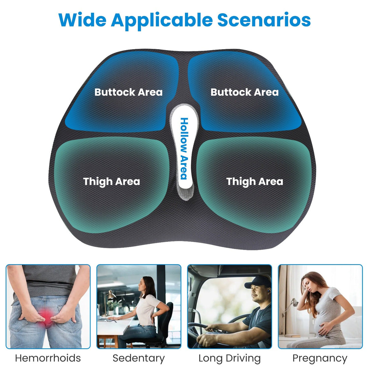 Memory Foam Seat Cushion