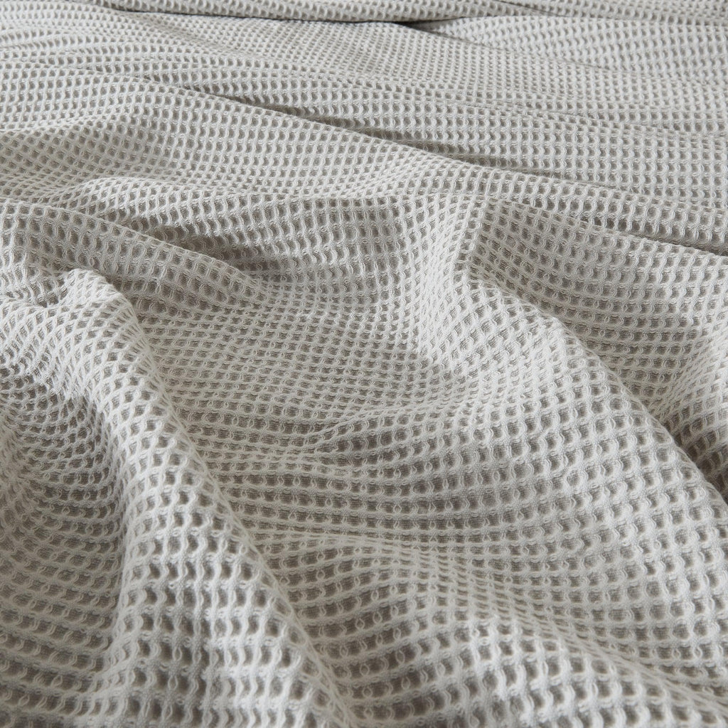 100% Cotton Waffle Weave Blanket - Mikala Collection