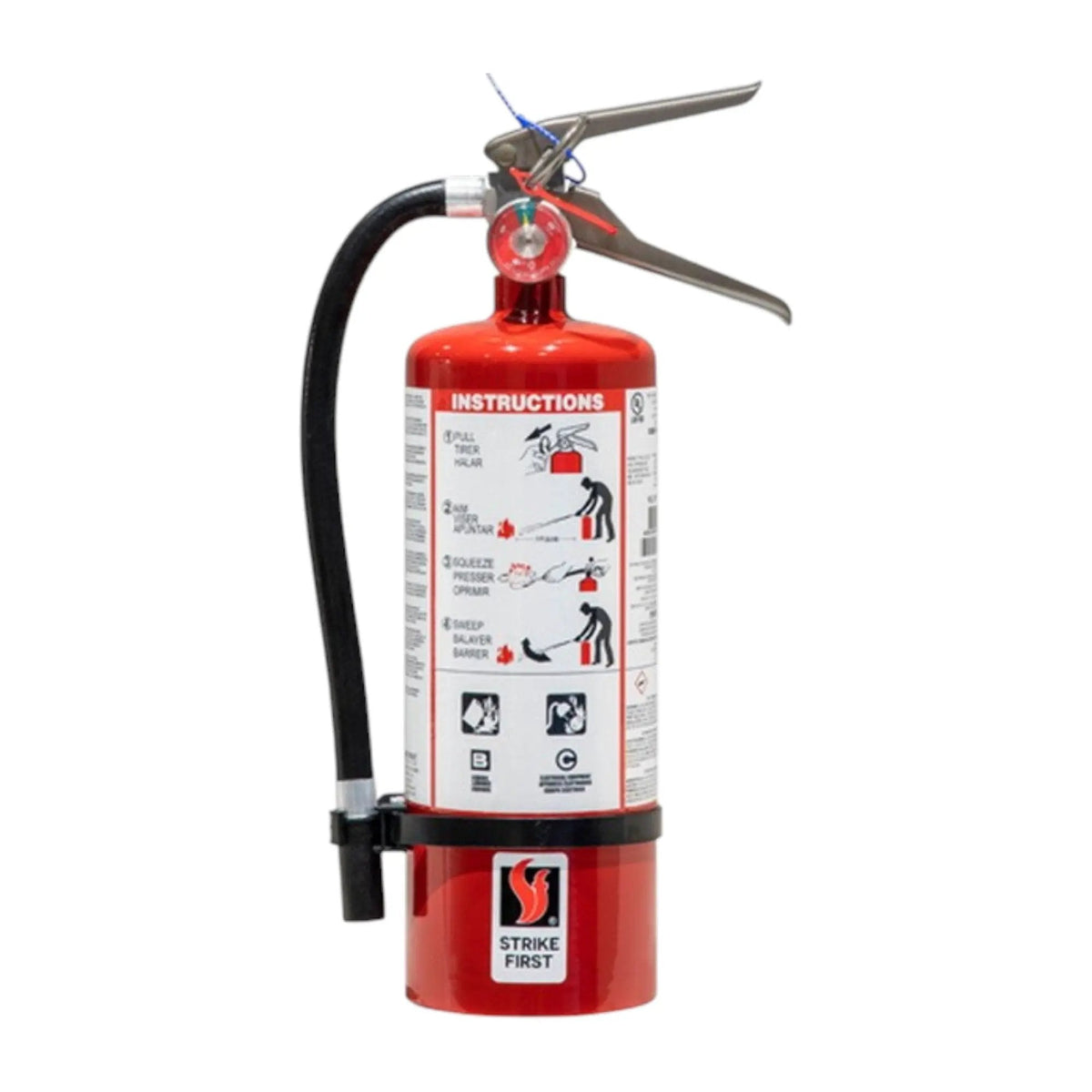 5 lb BC 10BC Fire Extinguisher with Vehicle Bracket
