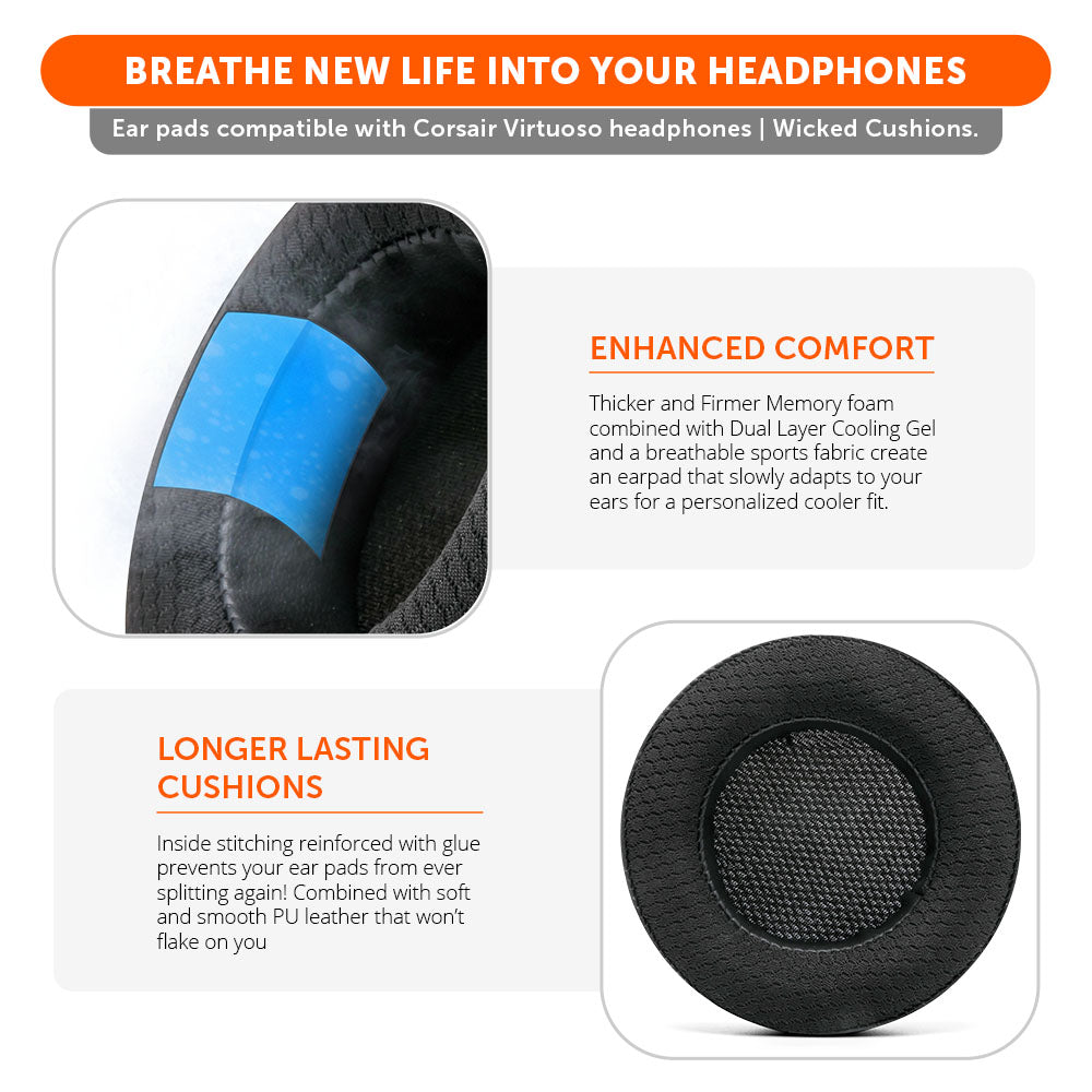 Corsair Virtuoso Earpads - WC FreeZe Cooling Gel